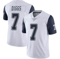 Nike Cowboys 7 Trevon Diggs White Rush Limited Jersey,We sell and wholesale Nike Cowboys 7 Trevon Diggs White Rush Limited Jersey on line form chian!